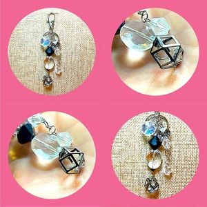 ❌SOLD❌ Diamonds are a Girls Best Friend Bag Charm/Key Chain. Handmade.